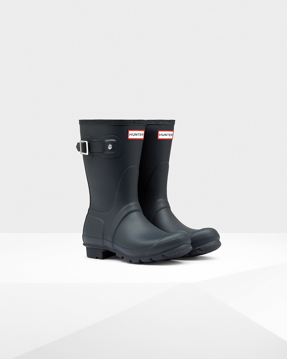 Galochas Curtas Hunter Feminina Azul Marinho - Original - 82YICSXBT